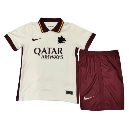 Kids Roma Away Soccer Jersey Kit (Jersey+Shorts) 2020/21 - buyjerseyshop.uk