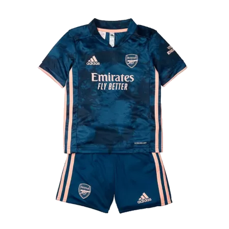 Kids Arsenal Third Away Soccer Jersey Kit (Jersey+Shorts) 2020/21 - buyjerseyshop.uk