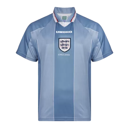 Men England Retro Jerseys Away Soccer Jersey 1996 - buyjerseyshop.uk
