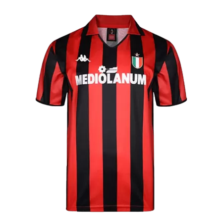 Men AC Milan Retro Jerseys Home Soccer Jersey 1988/89 - buyjerseyshop.uk
