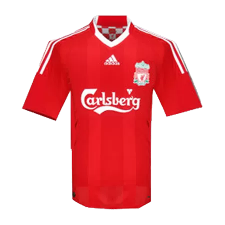 Men Liverpool Retro Jerseys Home Soccer Jersey 2008/09 - buyjerseyshop.uk
