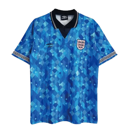 Men England Retro Jerseys Away Soccer Jersey 1990 - buyjerseyshop.uk