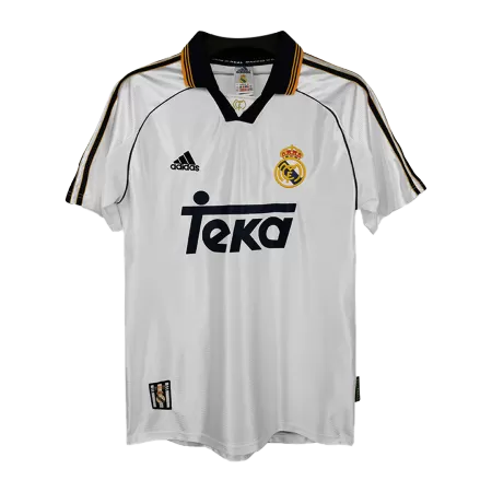 Men Real Madrid Retro Jerseys Home Soccer Jersey 1998/00 - buyjerseyshop.uk
