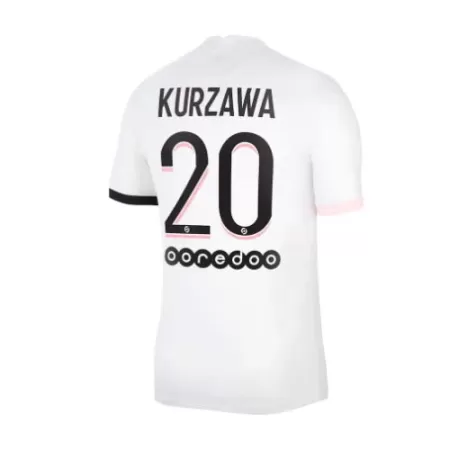 Men PSG KURZAWA #20 Away Soccer Jersey Shirt 2021/22 - buyjerseyshop.uk