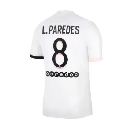 Men PSG L.PAREDES #8 Away Soccer Jersey Shirt 2021/22 - buyjerseyshop.uk