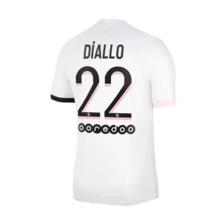 Men PSG DIALLO #22 Away Soccer Jersey Shirt 2021/22 - buyjerseyshop.uk