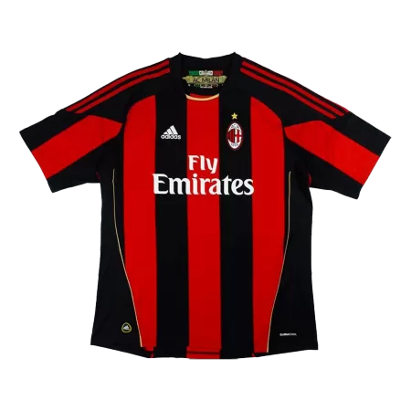 Men AC Milan Retro Jerseys Home Soccer Jersey 2010/11 - buyjerseyshop.uk