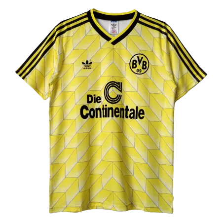 Men Borussia Dortmund Retro Jerseys Home Soccer Jersey 1988 - buyjerseyshop.uk