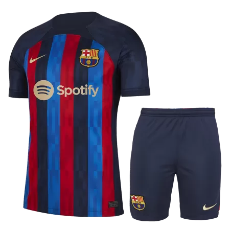 Men Barcelona Home Soccer Jersey Kit (Jersey+Shorts) 2022/23 - buyjerseyshop.uk