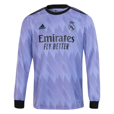 Men Real Madrid Away Long Sleeves Soccer Jersey Shirt 2022/23 - buyjerseyshop.uk