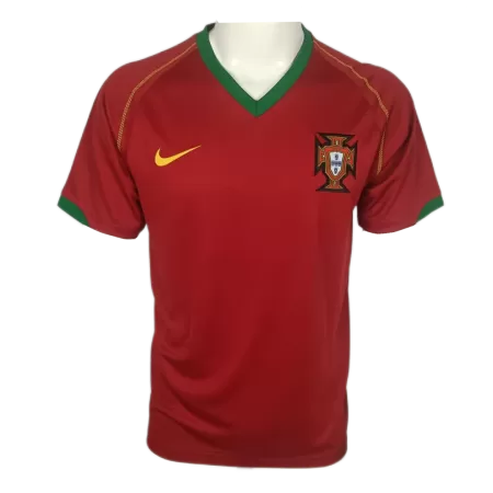 Men Portugal Retro Jerseys Home Soccer Jersey 2006 - buyjerseyshop.uk