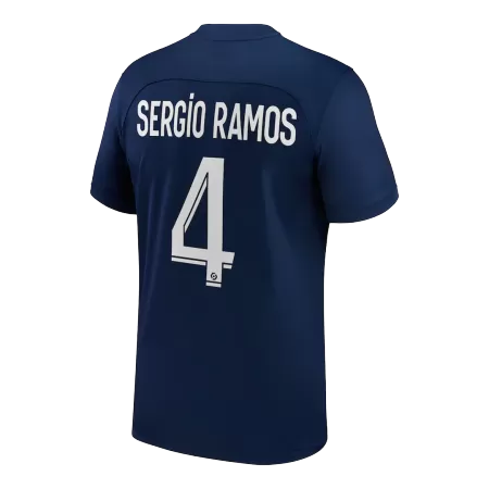 Men PSG SERGIO RAMOS #4 Home Soccer Jersey Shirt 2022/23 - buyjerseyshop.uk