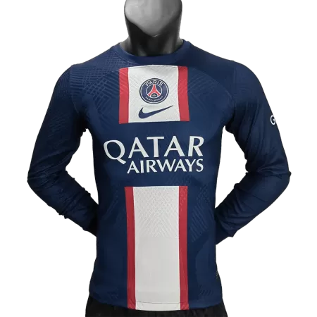Men PSG Home Long Sleeves Soccer Jersey Shirt 2022/23 - buyjerseyshop.uk