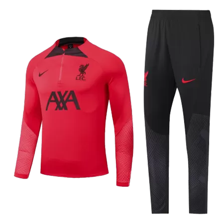 Men Liverpool Zipper Tracksuit Sweat Shirt Kit (Top+Trousers) 2022/23 - buyjerseyshop.uk