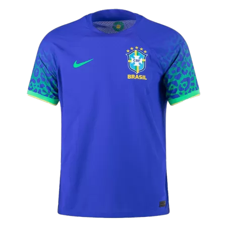 Men Brazil Away Player Version Jersey 2022 - buyjerseyshop.uk