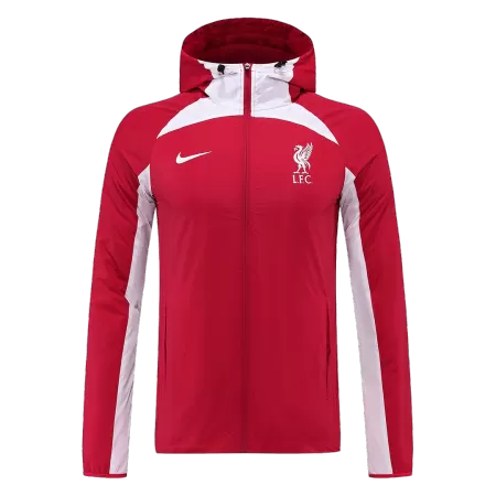 Men Liverpool Windbreaker Hoodie Jacket 2022/23 - buyjerseyshop.uk