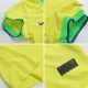 Kids Brazil Home Soccer Jersey Kit (Jersey+Shorts) 2022 - buyjerseyshop.uk