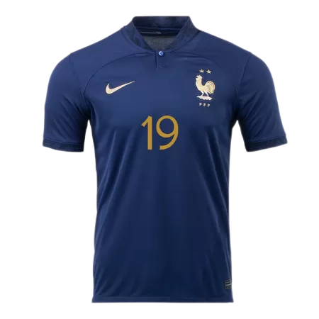 Men France BENZEMA #19 Home Soccer Jersey Shirt 2022 - buyjerseyshop.uk