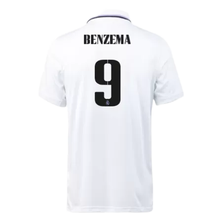 Men Real Madrid BENZEMA #9 Home Soccer Jersey Shirt 2022/23 - buyjerseyshop.uk