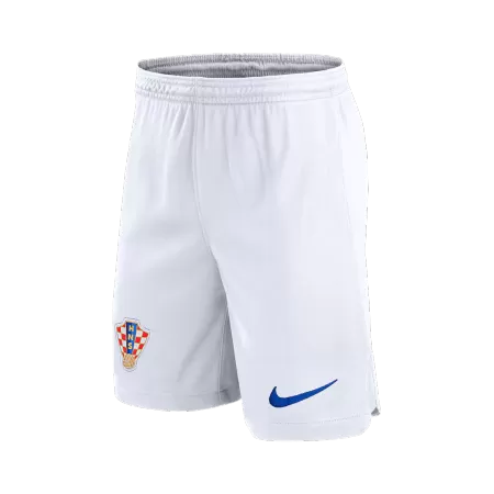 Men's Croatia Soccer Shorts World Cup Home 2022 - buyjerseyshop.uk