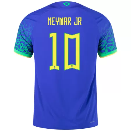 Men Brazil NEYMAR JR #10 Away Player Version Jersey 2022 - buyjerseyshop.uk