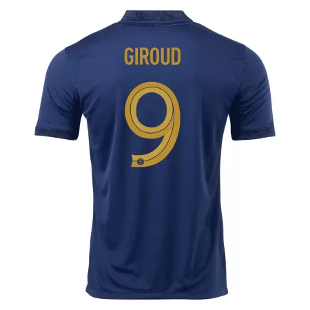 Men France GIROUD #9 Home Soccer Jersey Shirt 2022 - buyjerseyshop.uk