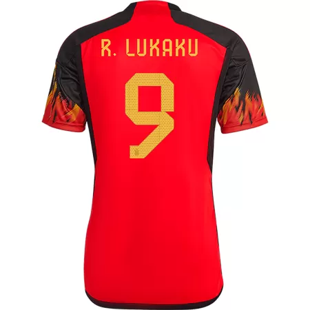 Men Belgium R.LUKAKU #9 Home Soccer Jersey Shirt 2022 - buyjerseyshop.uk