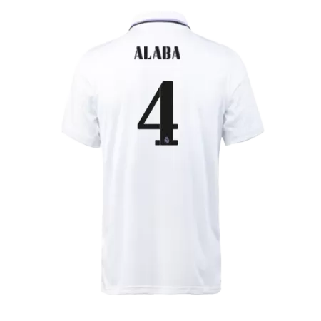 Men Real Madrid ALABA #4 Home Soccer Jersey Shirt 2022/23 - buyjerseyshop.uk