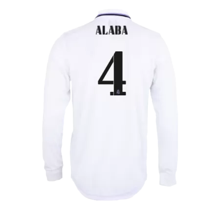 Men Real Madrid ALABA #4 Home Player Version Jersey 2022/23 - buyjerseyshop.uk