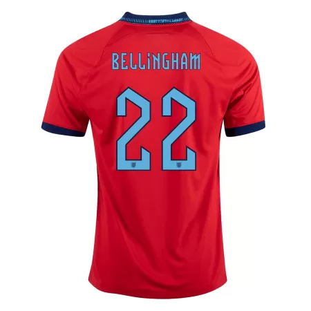 Men England BELLINGHAM #22 Away Soccer Jersey Shirt 2022 - buyjerseyshop.uk