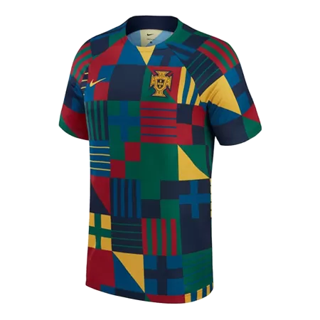 Men Portugal Pre-Match Soccer Jersey Shirt 2022 - buyjerseyshop.uk