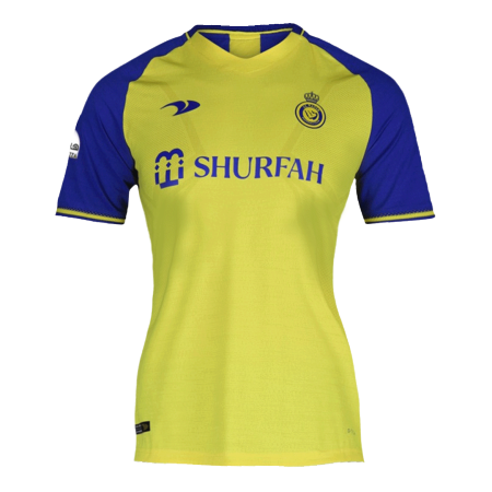 Women Al Nassr Home Soccer Jersey Shirt 2022/23 - buyjerseyshop.uk