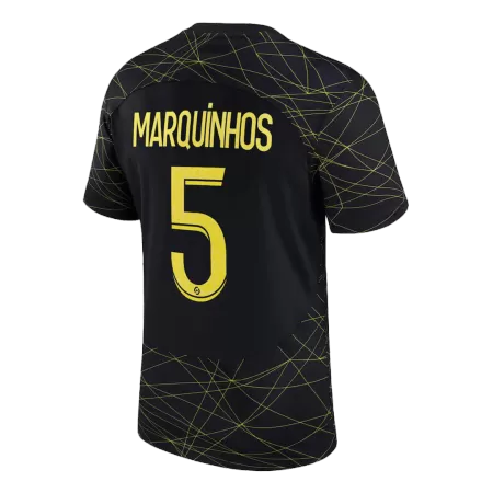 Men PSG MARQUINHOS #5 Fourth Away Soccer Jersey Shirt 2022/23 - buyjerseyshop.uk