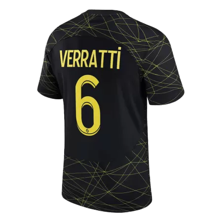 Men PSG VERRATTI #6 Fourth Away Soccer Jersey Shirt 2022/23 - buyjerseyshop.uk