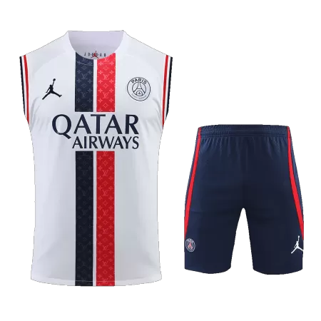 Men PSG Soccer Training Sleeveless Kit 2022/23 - buyjerseyshop.uk