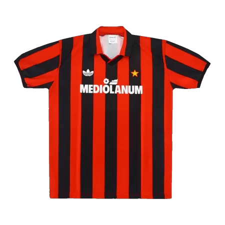 Men AC Milan Retro Jerseys Home Soccer Jersey 1990/91 - buyjerseyshop.uk