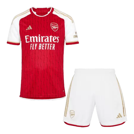Kids Arsenal Home Soccer Jersey Kit (Jersey+Shorts) 2023/24 - buyjerseyshop.uk