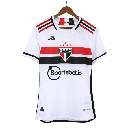 Men Sao Paulo FC Home Player Version Jersey 2023/24 - buyjerseyshop.uk
