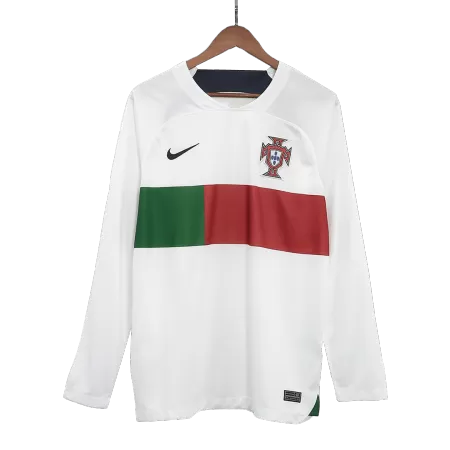 Men Portugal Away Long Sleeves Soccer Jersey Shirt 2022 - buyjerseyshop.uk