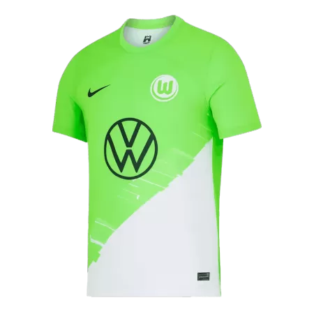 Men Wolfsburg Home Soccer Jersey Shirt 2023/24 - buyjerseyshop.uk