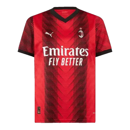 Men AC Milan Home Soccer Jersey Shirt 2023/24 - buyjerseyshop.uk