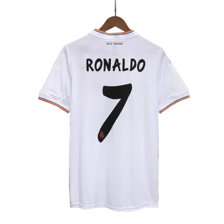 Men Real Madrid RONALDO #7 Home Soccer Jersey Shirt 2013/14 - buyjerseyshop.uk