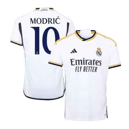 Men Real Madrid MODRIĆ #10 Home Soccer Jersey Shirt 2023/24 - buyjerseyshop.uk