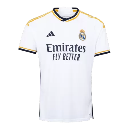 Men Real Madrid Home Soccer Jersey Shirt 2023/24 - buyjerseyshop.uk