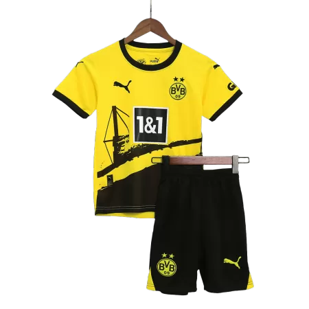 Kids Borussia Dortmund Home Soccer Jersey Kit (Jersey+Shorts) 2023/24 - buyjerseyshop.uk