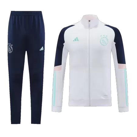 Men Ajax Tracksuit Sweat Shirt Kit (Top+Trousers) 2023/24 - buyjerseyshop.uk