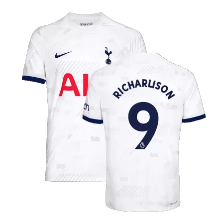 Men Tottenham Hotspur RICHARLISON #9 Home Soccer Jersey Shirt 2023/24 - buyjerseyshop.uk