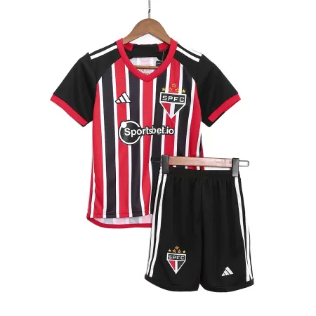 Kids Sao Paulo FC Away Soccer Jersey Kit (Jersey+Shorts) 2023/24 - buyjerseyshop.uk