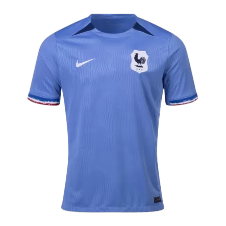 Women France Home Soccer Jersey Shirt 2023 - buyjerseyshop.uk