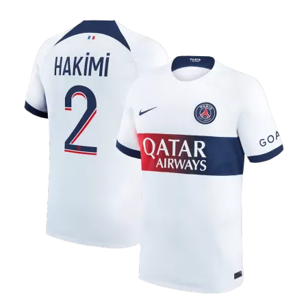 Men PSG HAKIMI #2 Away Soccer Jersey Shirt 2023/24 - buyjerseyshop.uk